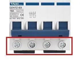 TAIXI- Solar Photovoltaic DC Circuit Breaker MCB 4P/1000V - electrical center b2c