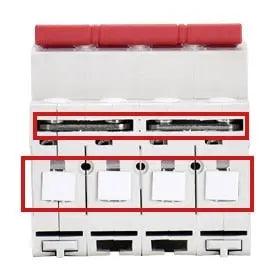 TAIXI- Solar Photovoltaic DC Circuit Breaker MCB 4P/1000V - electrical center b2c