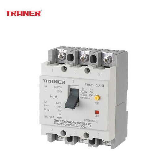 TRANER DIN ประเภทราง ELCB TRE2-3 ซีรี่ส์.