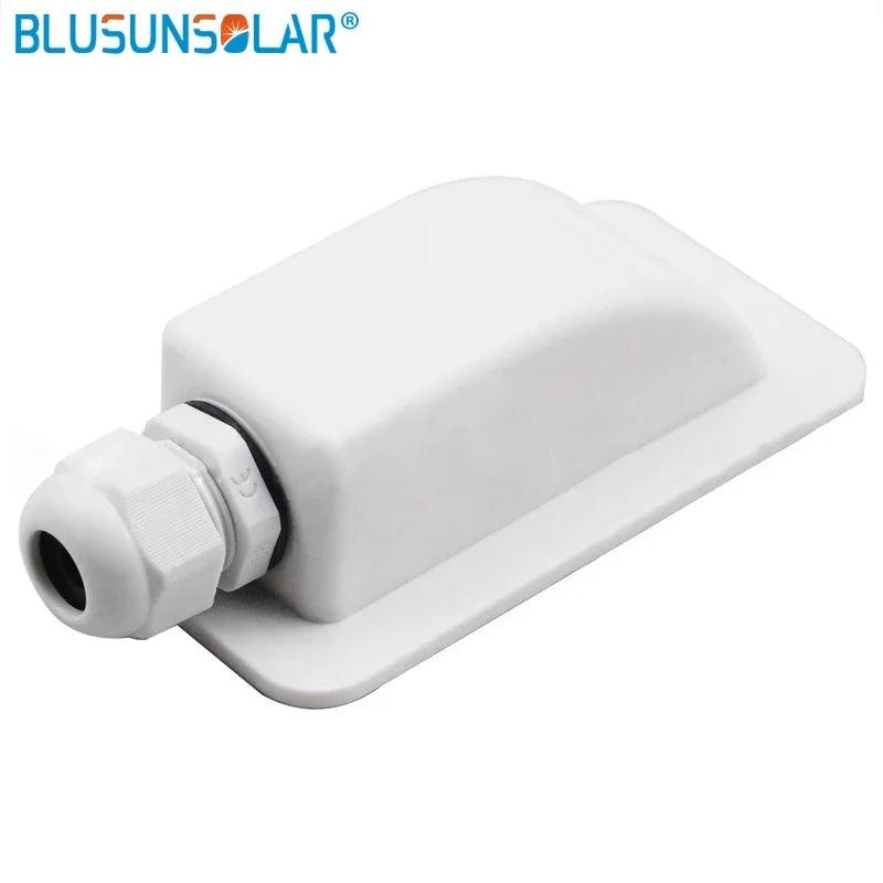 Waterproof UV-resistant ABS solar double entry for cable wire 6mm to 12mm for RV roof Boat