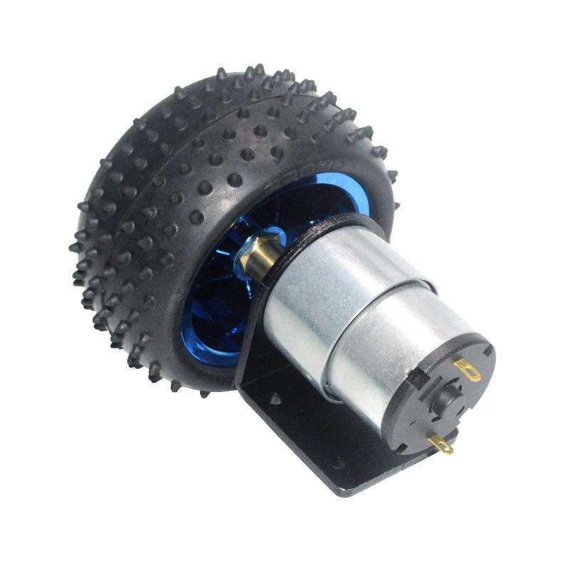 Wheel Hub Motor Kit Dia 65mm 85mm 130mm 6V 12V 24V DC Reduce Speed 7rpm To 960rpm PWM Metal Gear Box RC Car Tire Engine Drive,electric hub motor for car,hub motors,wheel motor