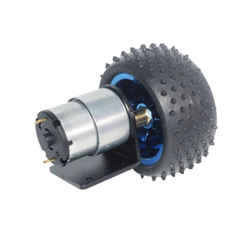 Wheel Hub Motor Kit Dia 65mm 85mm 130mm 6V 12V 24V DC Reduce Speed 7rpm To 960rpm PWM Metal Gear Box RC Car Tire Engine Drive,electric hub motor for car,hub motors
