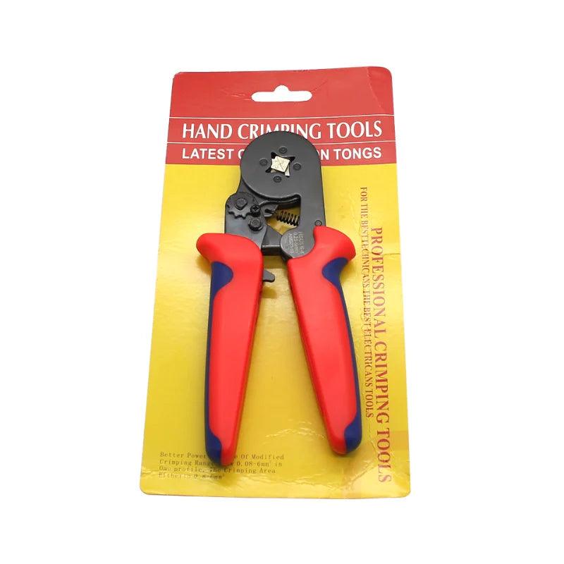 Wire Crimping ToolHSC8 6 4 Cable End-sleeves SOLAR Crimping Plier Ratcheting Ferrule Crimper 0.25-6.0mm2(24-10 AWG)
