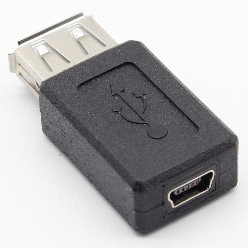 10Pcs OTG 5pin F/M Mini Changer Adapter Converter USB Male to Female Micro USB Adapter USB Gadgets.
