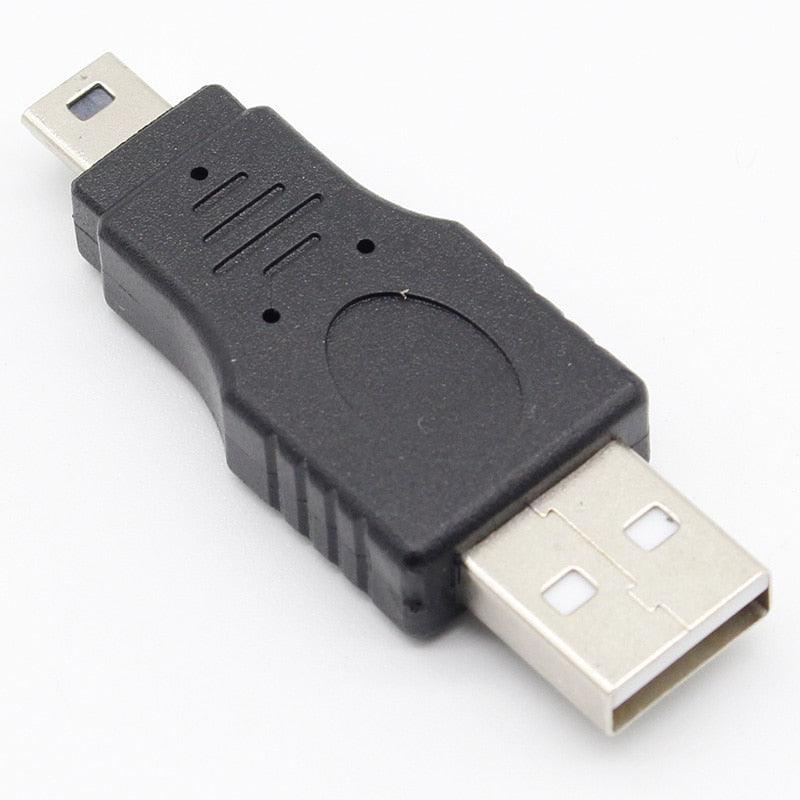 10Pcs OTG 5pin F/M Mini Changer Adapter Converter USB Male to Female Micro USB Adapter USB Gadgets.