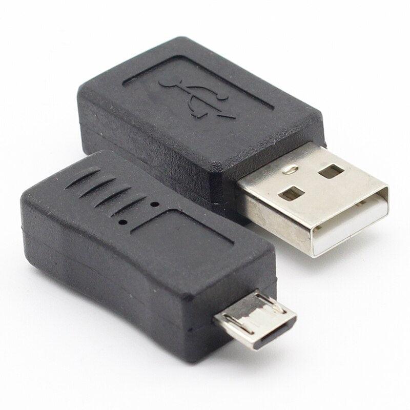 10Pcs OTG 5pin F/M Mini Changer Adapter Converter USB Male to Female Micro USB Adapter USB Gadgets.