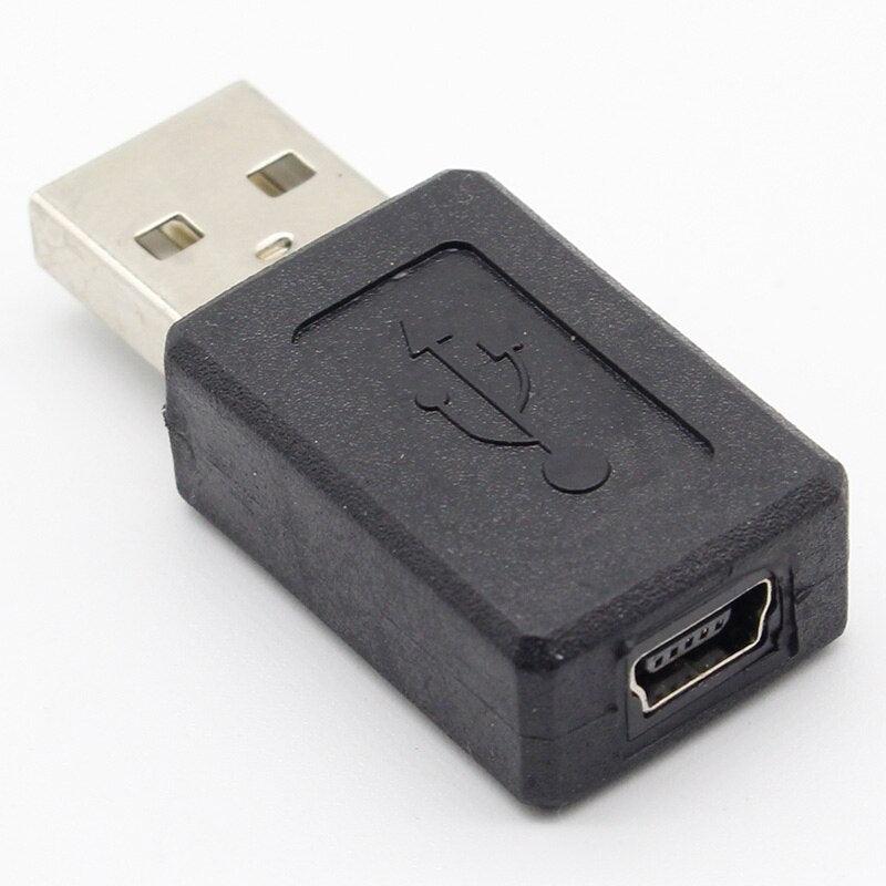 10Pcs OTG 5pin F/M Mini Changer Adapter Converter USB Male to Female Micro USB Adapter USB Gadgets.