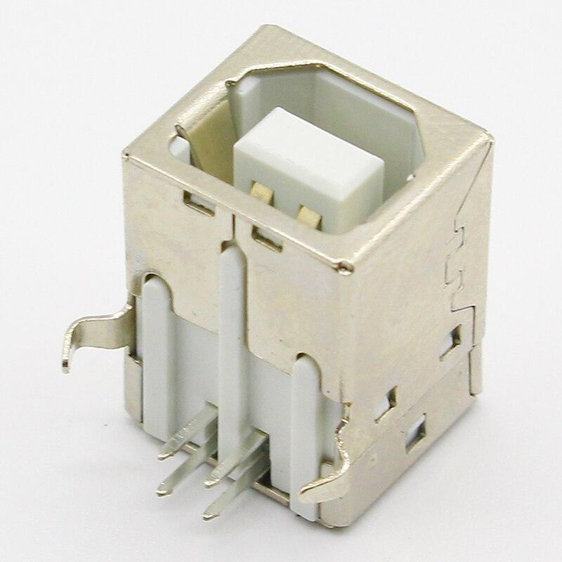 10pcs/lot USB B Type Female Socket Connector G45 for Printer Data Interface Free Shipping.
