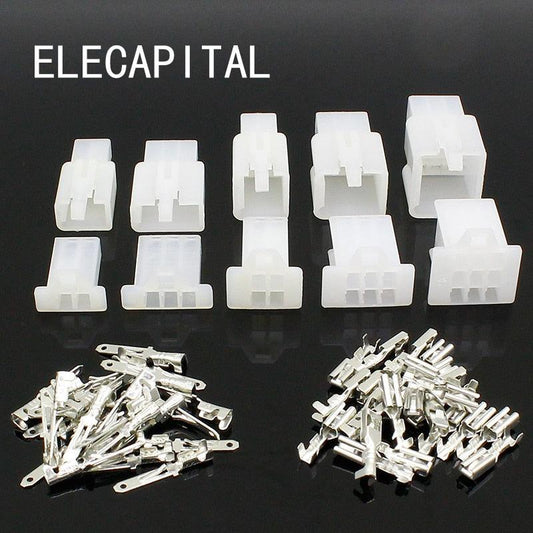 10set/lot 2.8mm 1/2/3/4/6/9 pin Automotive Electrical wire Connector Male Female cable terminal plug Kits Motorcycle ebike car.