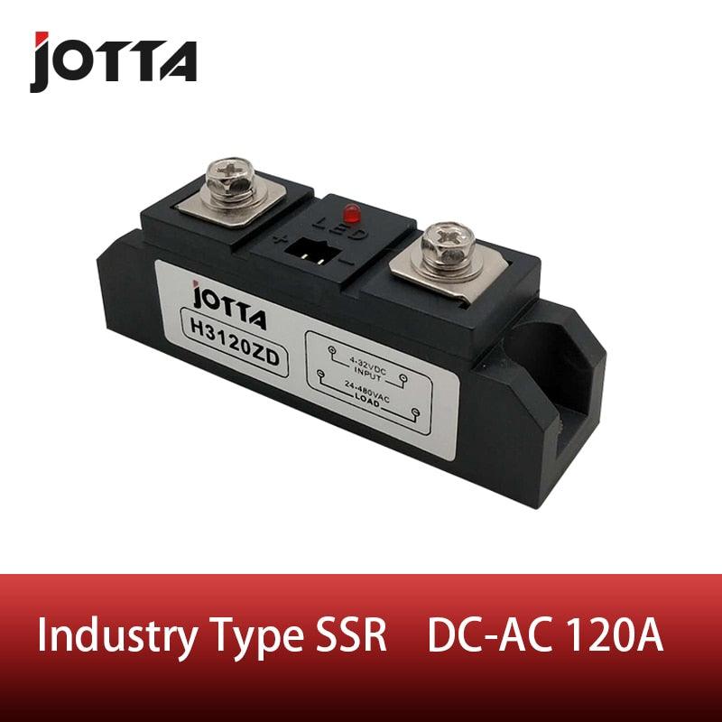 120A Industrial SSR Single-phase Solid State Relay DC-AC.