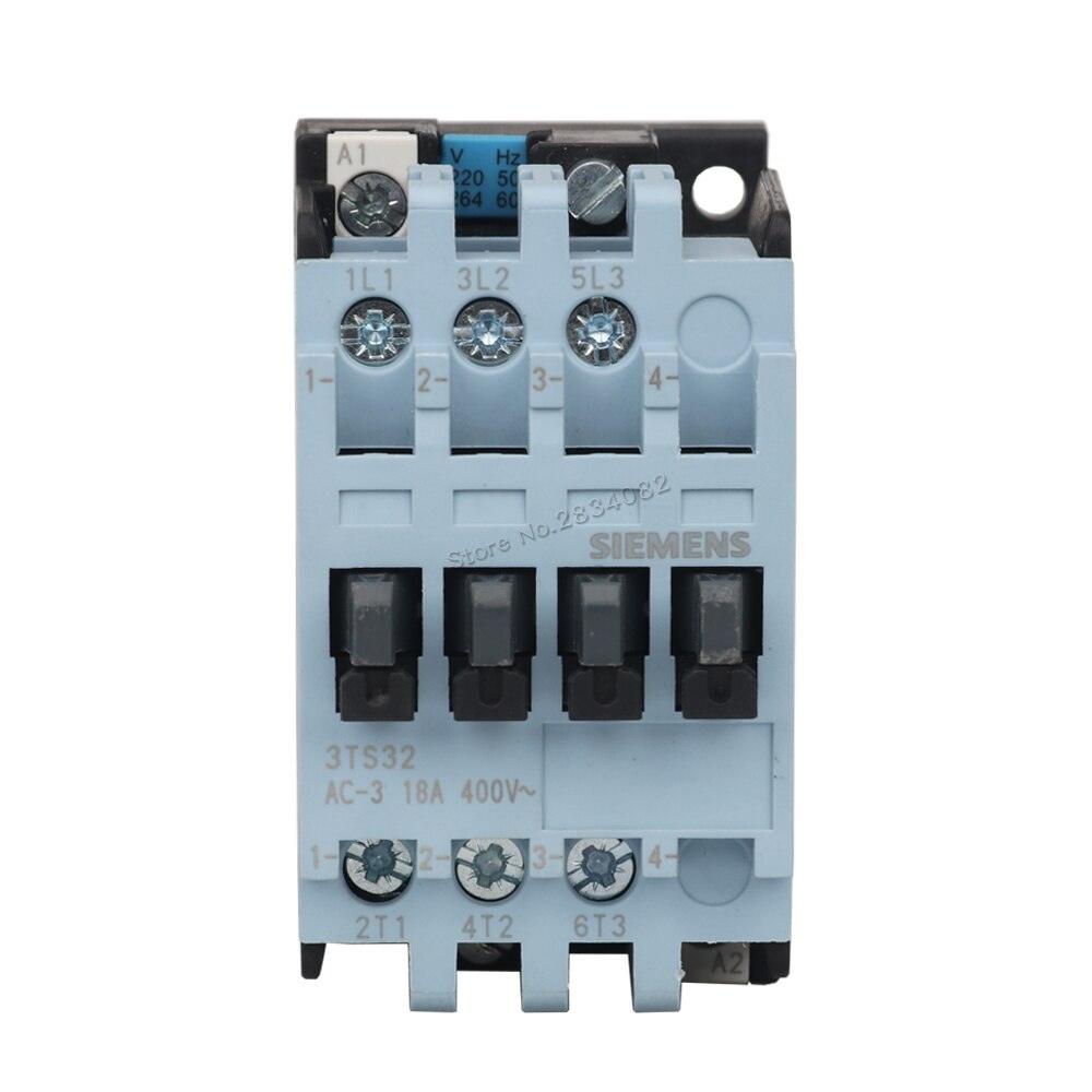 12A 18A AC Contactor 220V 50/60Hz Coil Voltage AC220V Contactor 3TS31 3TS32 00-0XM0 SIEMENS.