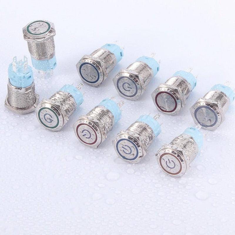 push button,push button switch,12mm switch with led