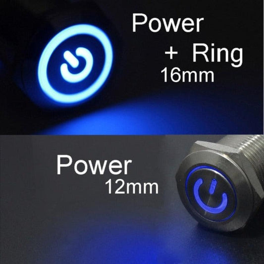 push button led,12mm switch with led