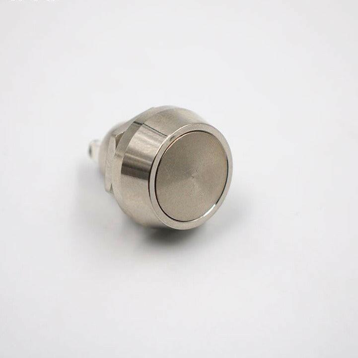 12mm Metal Push Botton Switch Momentary Reset 1NO.