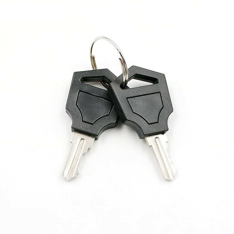 12mm Zinc Alloy Electronic Key Switch Tubular Terminals+2 Keys 2 Position.