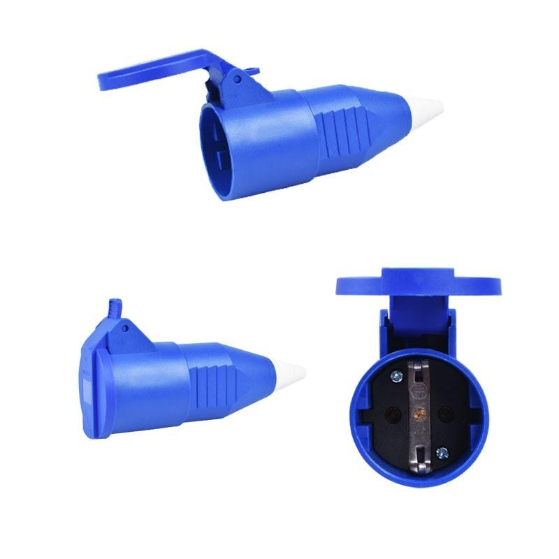 16A 220V-240V 2P+E IP44 European specifications air conditioning Industrial Plug & Socket.