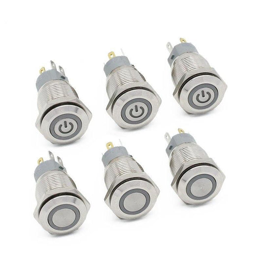 16mm 2 Dual Color RGB LED Light Switch  3-380V.