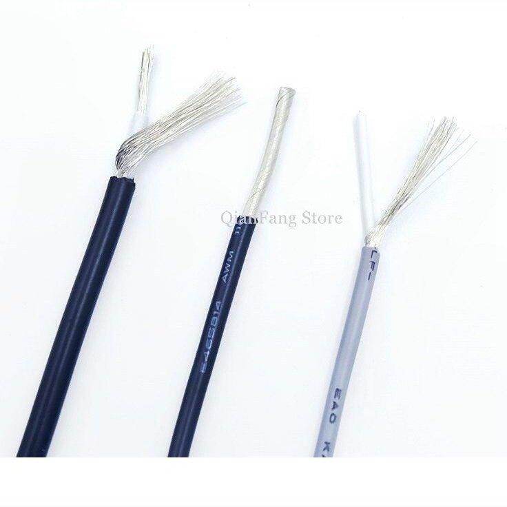 1M Shielded Wire Signal Cable 28AWG 26AWG 24AWG Channel Audio 1 Single Core Electronic Headphone Copper Shielding Wire UL1533.