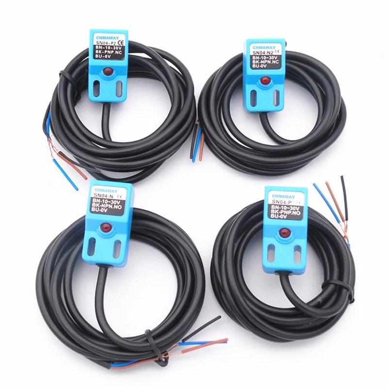 1Pc Metal detection sensor SN04-N Proximity switch for metal inspection NPN PNP NC NO.