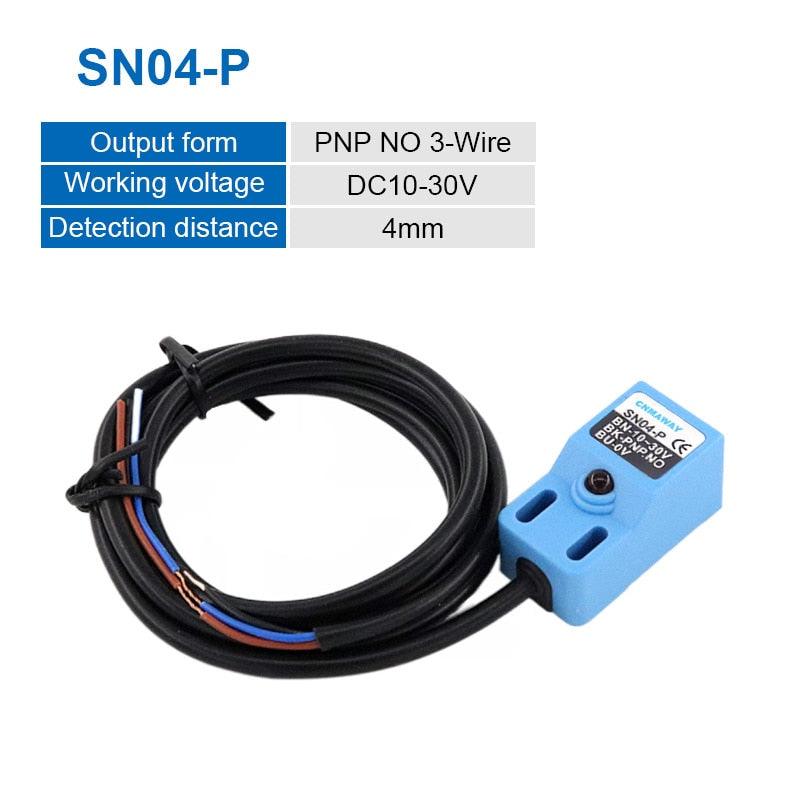 1Pc Metal detection sensor SN04-N Proximity switch for metal inspection NPN PNP NC NO.