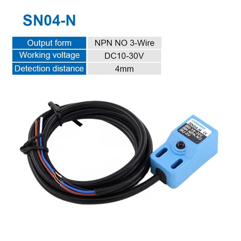 1Pc Metal detection sensor SN04-N Proximity switch for metal inspection NPN PNP NC NO.