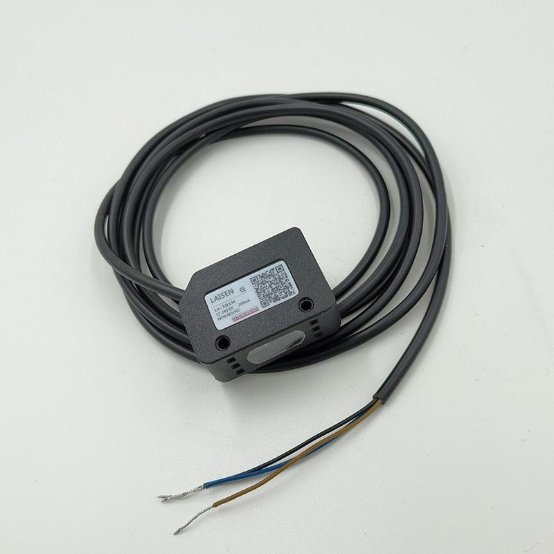 1pcs Color code sensor LX-101N DC10-30V mark detection  Intelligent digital display color Recognition photoelectric switch.