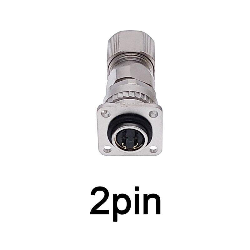 1pcs Servo motor encoder connector plug socket 10pin 2pin angle plugs metal connectors.