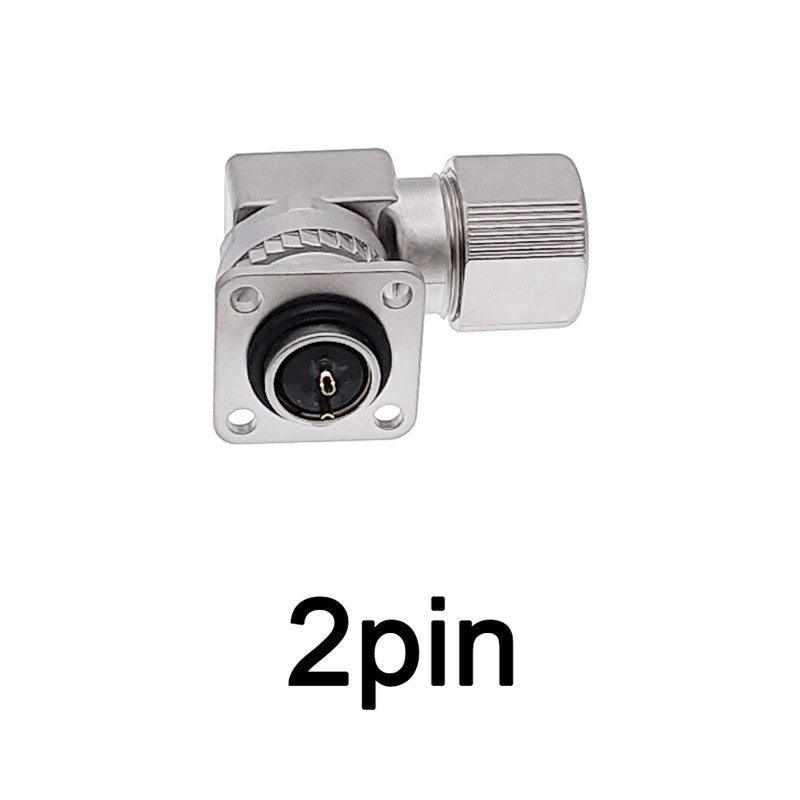1pcs Servo motor encoder connector plug socket 10pin 2pin angle plugs metal connectors.