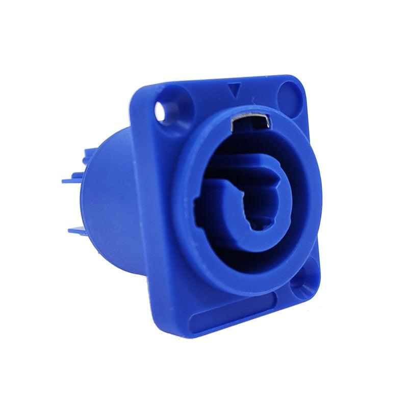 1PCS Stage Light LED Power Cable Plug socket 3 pin Panel PowerCon professional audio power plug Connector.