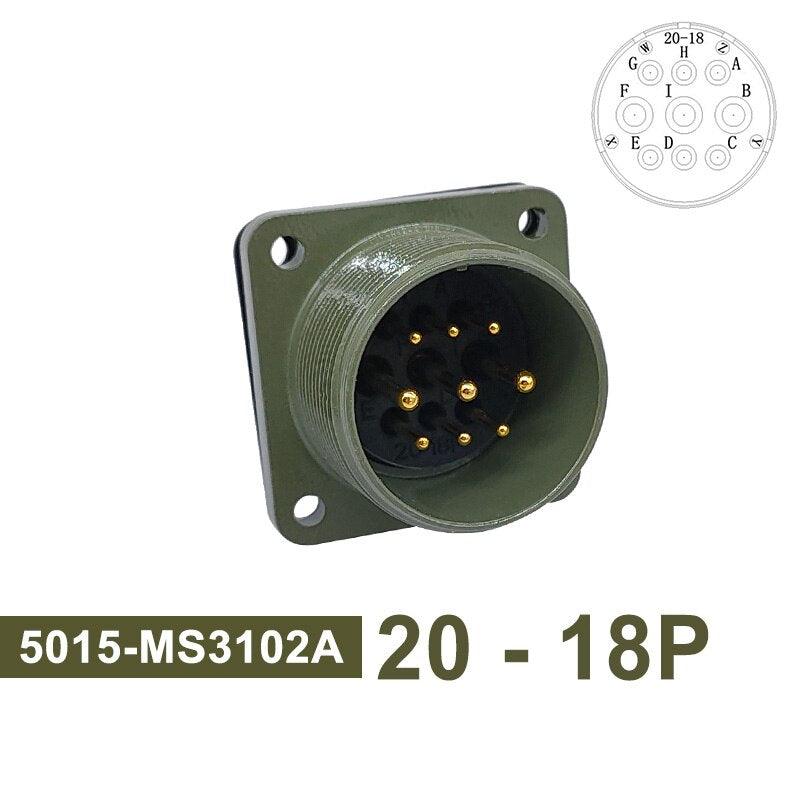20-18 20-27 20-29 Military Specification Connector 5015 MIL STD MS3102A MS3106A MS3108A Plug&Socket MIL-C Circular Connectors.