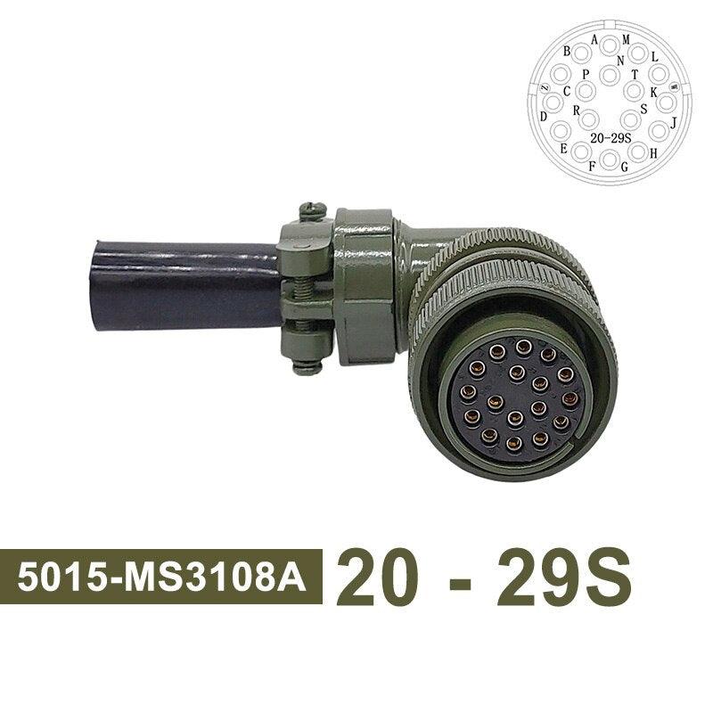 20-18 20-27 20-29 Military Specification Connector 5015 MIL STD MS3102A MS3106A MS3108A Plug&Socket MIL-C Circular Connectors.