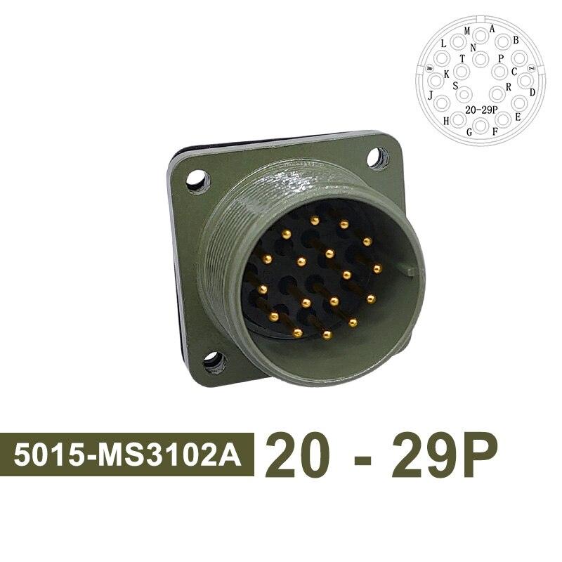 20-18 20-27 20-29 Military Specification Connector 5015 MIL STD MS3102A MS3106A MS3108A Plug&Socket MIL-C Circular Connectors.
