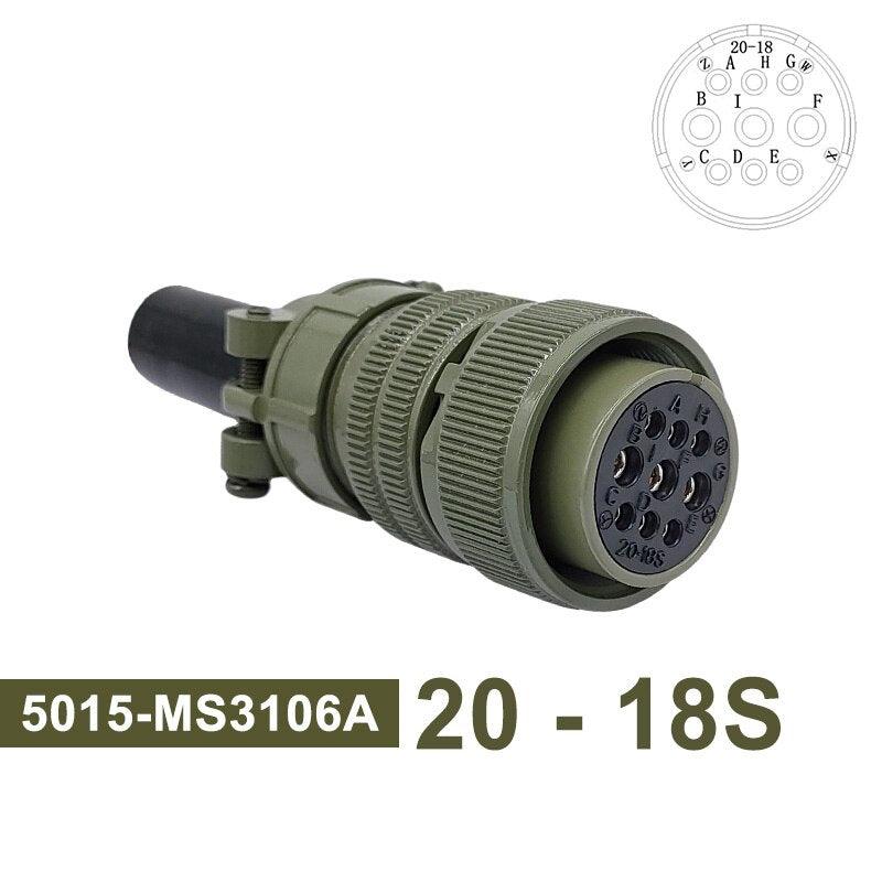 20-18 20-27 20-29 Military Specification Connector 5015 MIL STD MS3102A MS3106A MS3108A Plug&Socket MIL-C Circular Connectors.