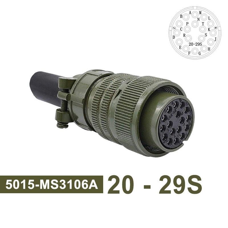 20-18 20-27 20-29 Military Specification Connector 5015 MIL STD MS3102A MS3106A MS3108A Plug&Socket MIL-C Circular Connectors.