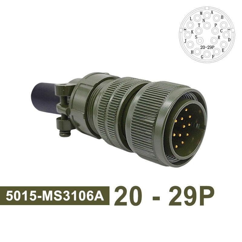 20-18 20-27 20-29 Military Specification Connector 5015 MIL STD MS3102A MS3106A MS3108A Plug&Socket MIL-C Circular Connectors.