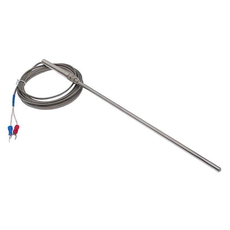 200mm probe type thermocouple sensor K type temperature measuring instrument.