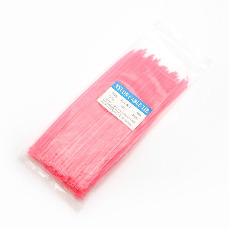 200mm Self-locking Nylon Cable Ties 8inch 100pcs Plastic Zip Tie 18 Lbs Black Wire Binding Wrap Straps SGS UL Certified Fastener.