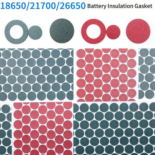 20/500pcs 18650 21700 26650 Li-ion Battery Insulation Gasket Pack Cell Barley Adhesive Paper Glue Fish Electrode Insulated Pads.18650 battery insulation gasket paper