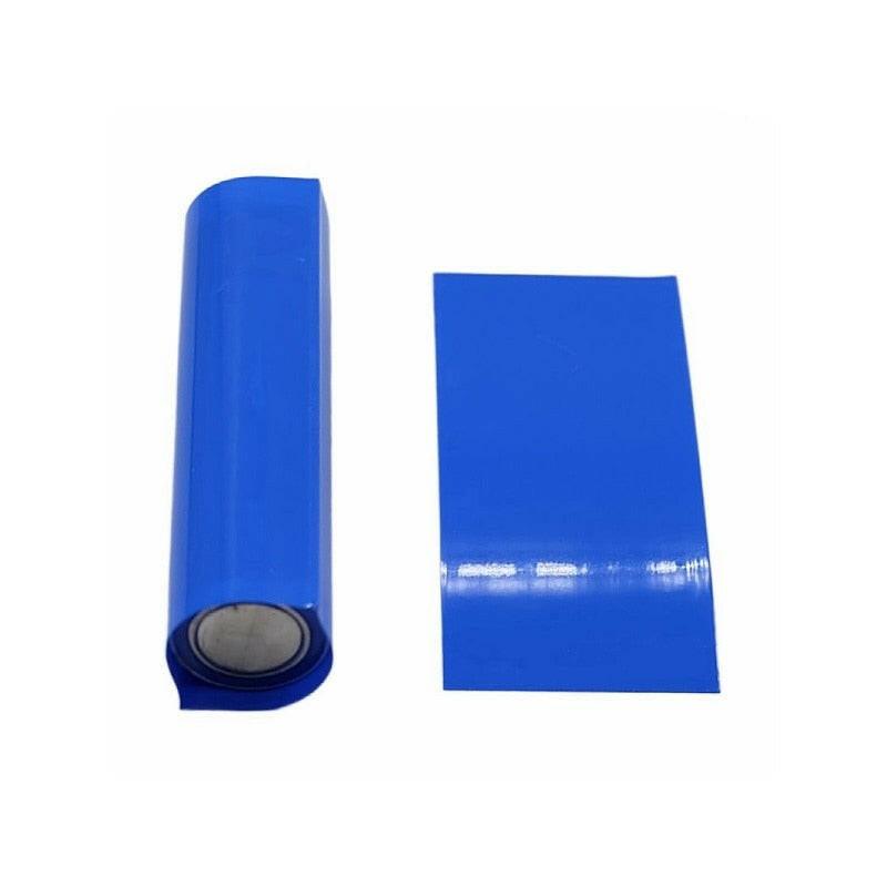 20/500pcs 26650 Battery Film Tape PVC Heat Shrink Tube Precut Shrinkable Sleeve Tubing Protect Pipe Cover for Batteries Wrap.