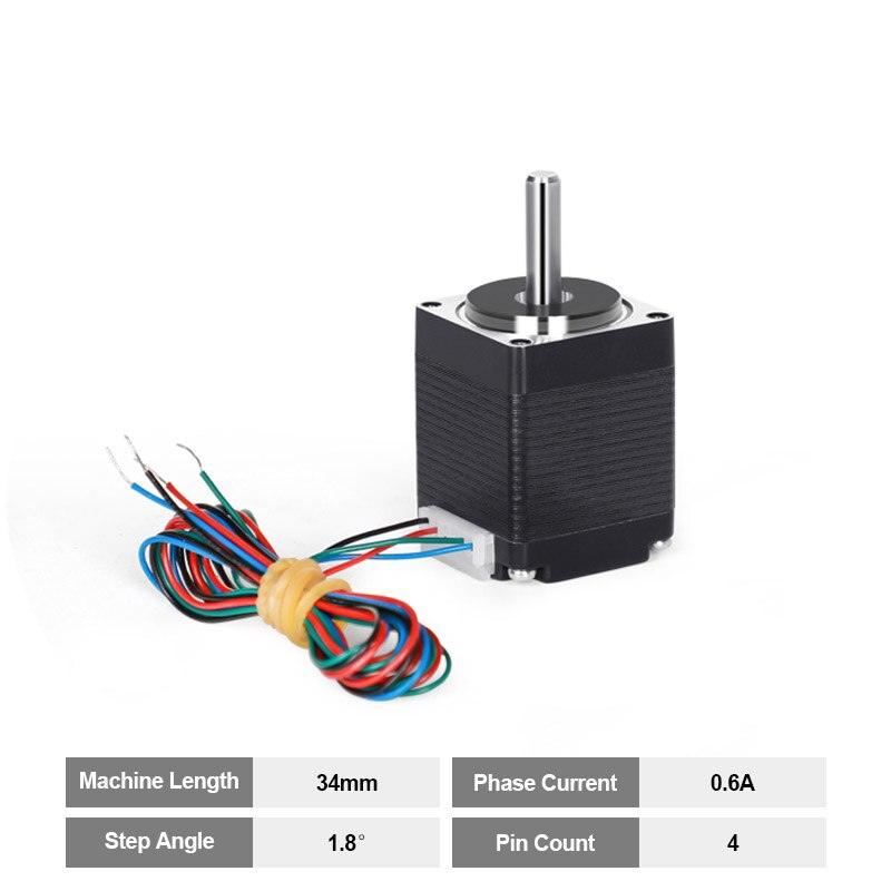 28 step motor 2phase 4 lead 1.8° nema 11 28mm 34 40 50mm length low noise mini High torque 28 Stepper Motor.