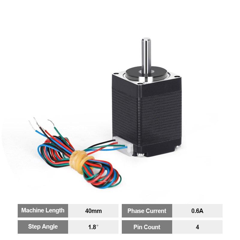 28 step motor 2phase 4 lead 1.8° nema 11 28mm 34 40 50mm length low noise mini High torque 28 Stepper Motor.