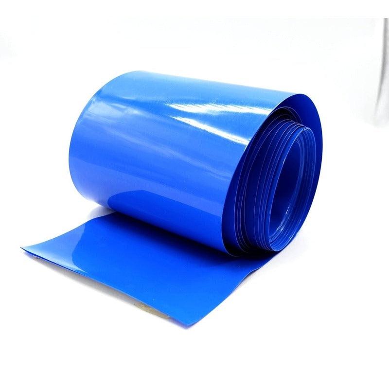2M PVC Heat Shrink Tube 285mm ~ 580mm Blue Black Shrinkable Cable Sleeve Sheath Pack Cover for 18650 Lithium Battery Film Wrap.
