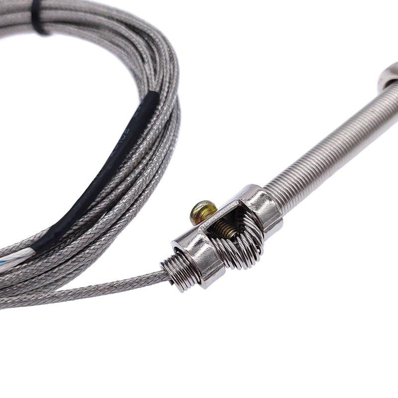 30mm K type thermocouple probe type thermocouple sensor stainless steel 0-400℃.