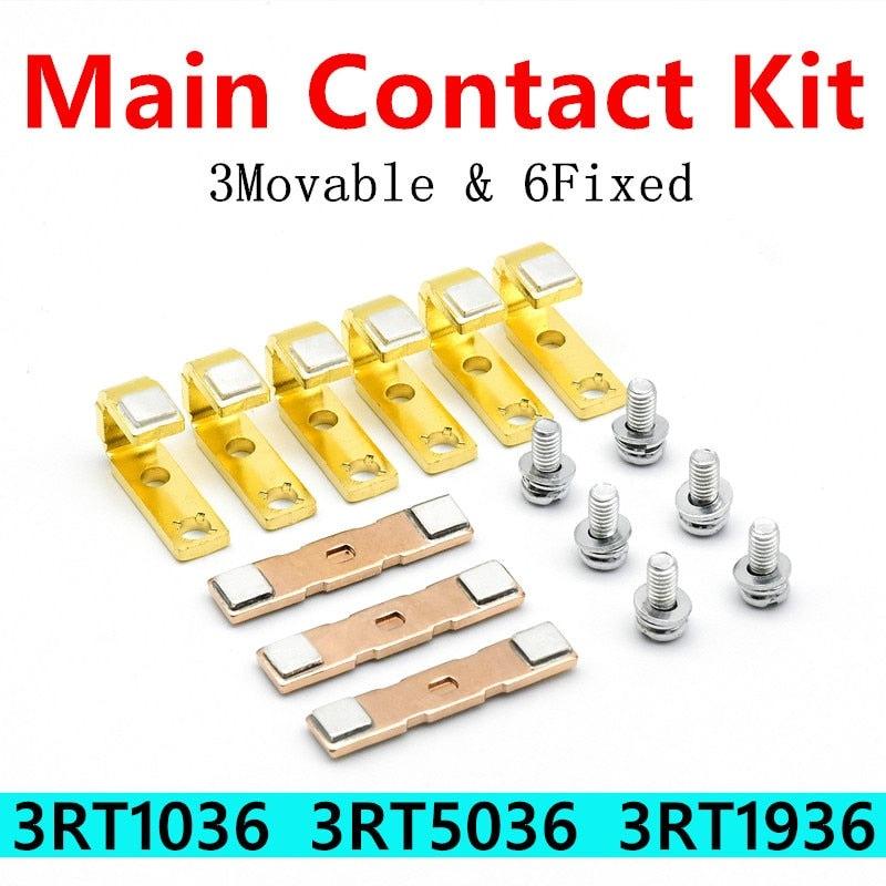 parts of magnetic contactor,3RT1936-6A For 3RT1036 Contactor Main Contact Kits 3RT5036 contactor repair kits