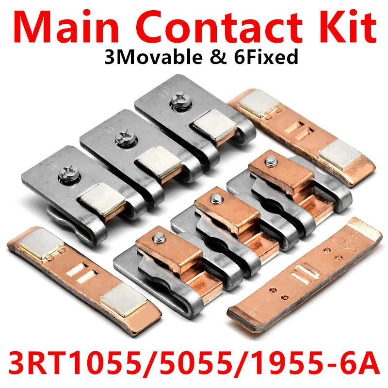 ac contactor replacement,3RT1955-6A Main Contact Kit For Motor Contactor 3RT1055 3RT5055 AC Contactor Replacement