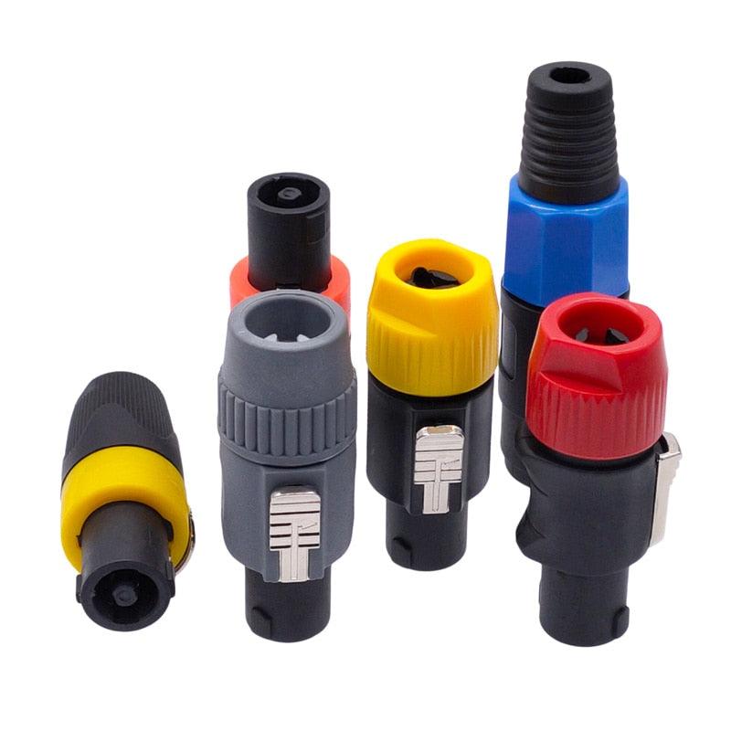 4 Pins Powercon Connector NAC3FCA Male Plug For Electric Drill LED Screen Stage Lighting Power Connecting.