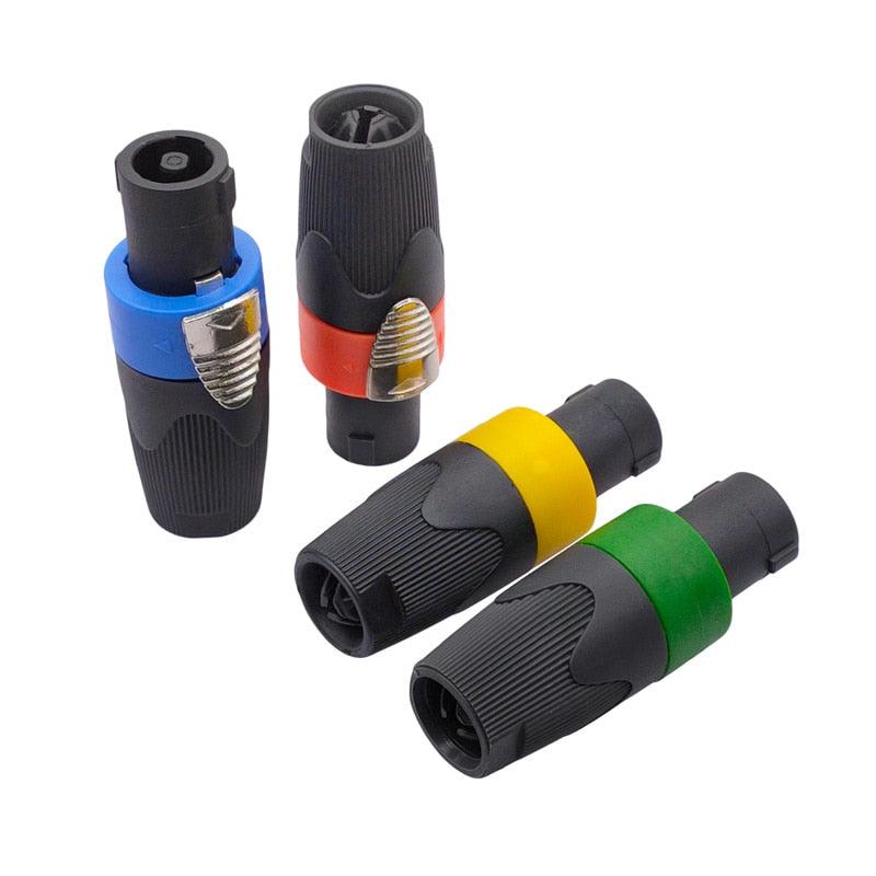 4 Pins Powercon Connector NAC3FCA Male Plug For Electric Drill LED Screen Stage Lighting Power Connecting.