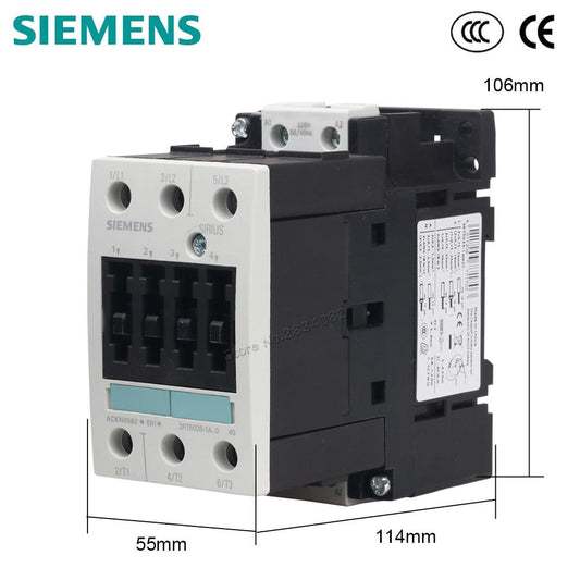 40A AC Contactor 220V 50/60Hz Coil Voltage AC 380V 3P 3NO Contactor 3RT5035-1AN20 SIEMENS.