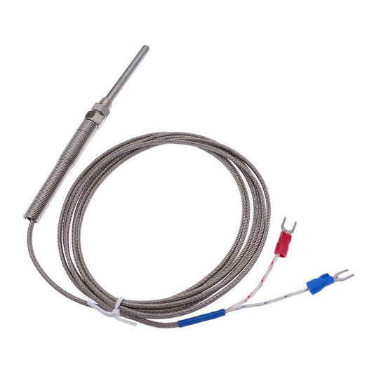 50mm thermocouple probe type temperature sensor K type 0-400℃ stainless steel.