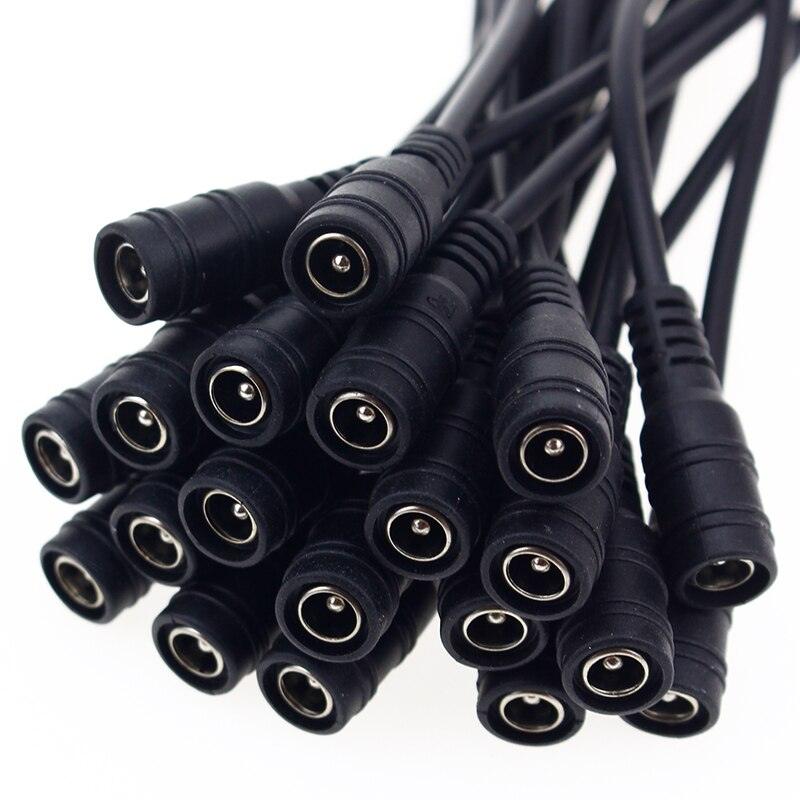 5/10pcs 5.5x2.1 Plug DC male or Female Cable Wire Connector For 3528 5050 LED Strip Light.